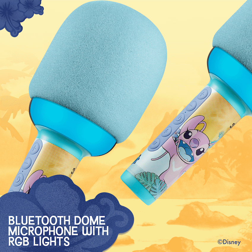 Disney Stitch Bluetooth Dome Microphone with RGB Lights - image 4