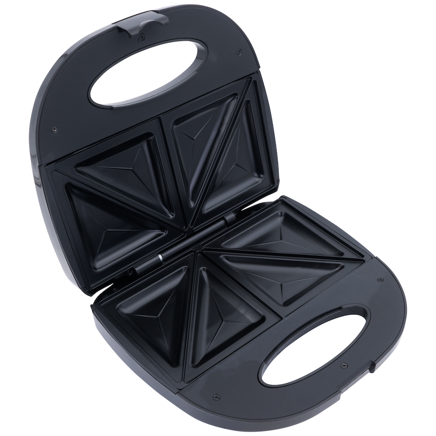 Elektra 700w Sandwich Press - Black - image 4