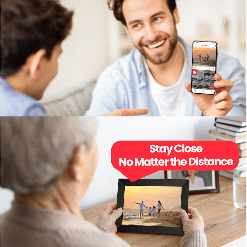 Volkano Scene Series 10.1" Smart Calendar And Digital Photo Frame with Built-In Frameo Software - image 4