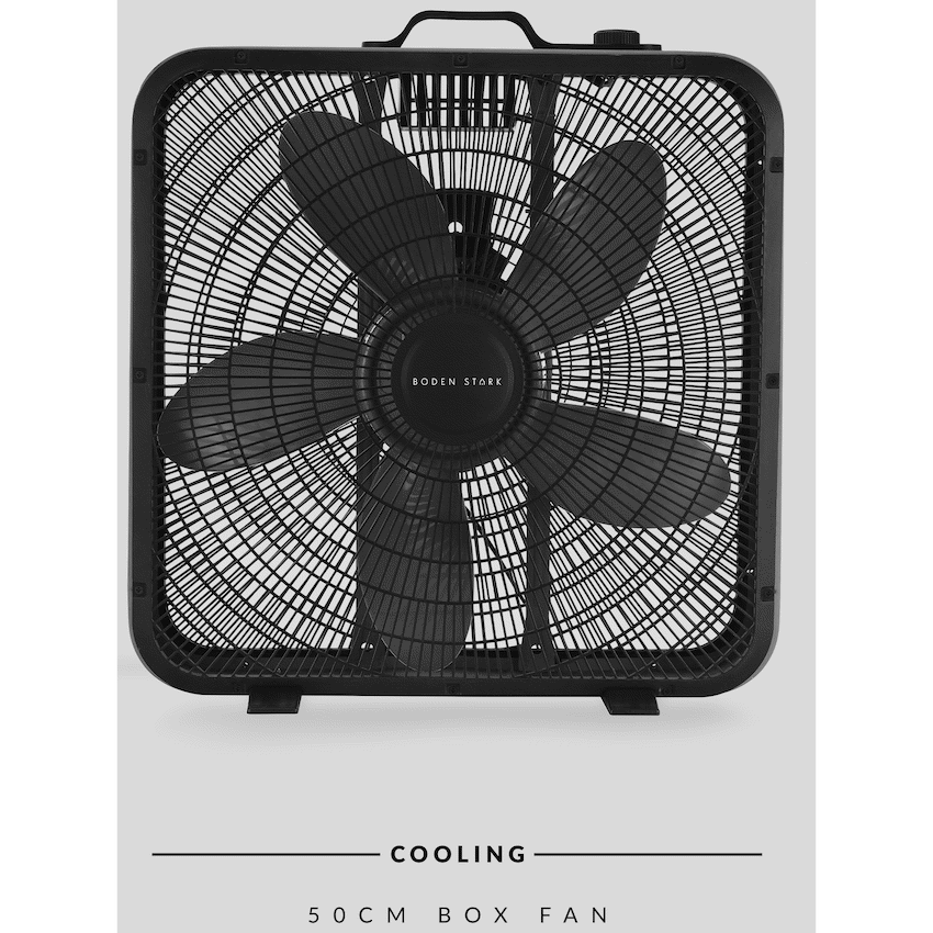 Boden Stark 50cm Box Fan - Black - image 4