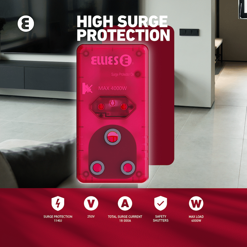 Ellies 2 Way High Surge Adaptor - RD - image 4