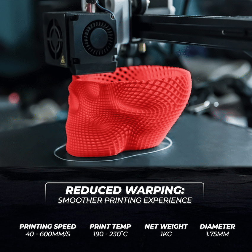 Creality Hyper PLA High-Speed Red Filament 1Kg - image 4