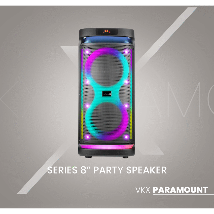 VolkanoX Paramount Series 8" Bluetooth Party Speaker - 80w - image 4