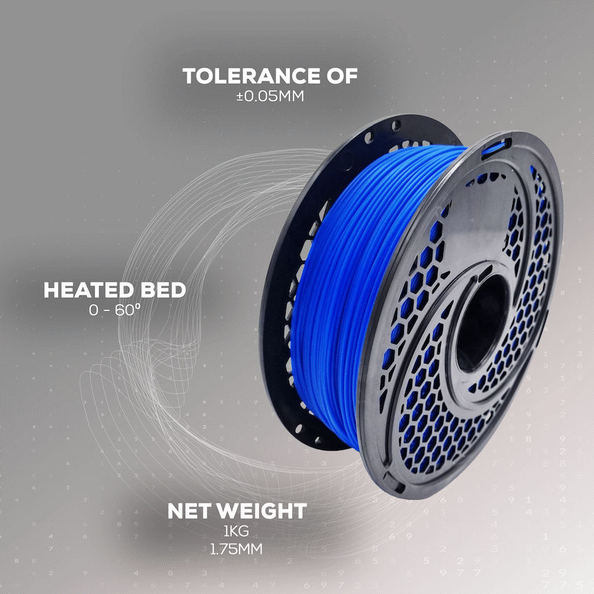 PLA Filament - Blue - 1kg, 1.75mm - image 4