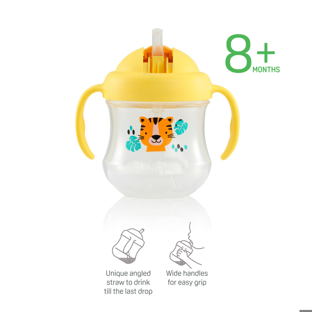 Pigeon Mag Mag Straw Cup - Matte Yellow