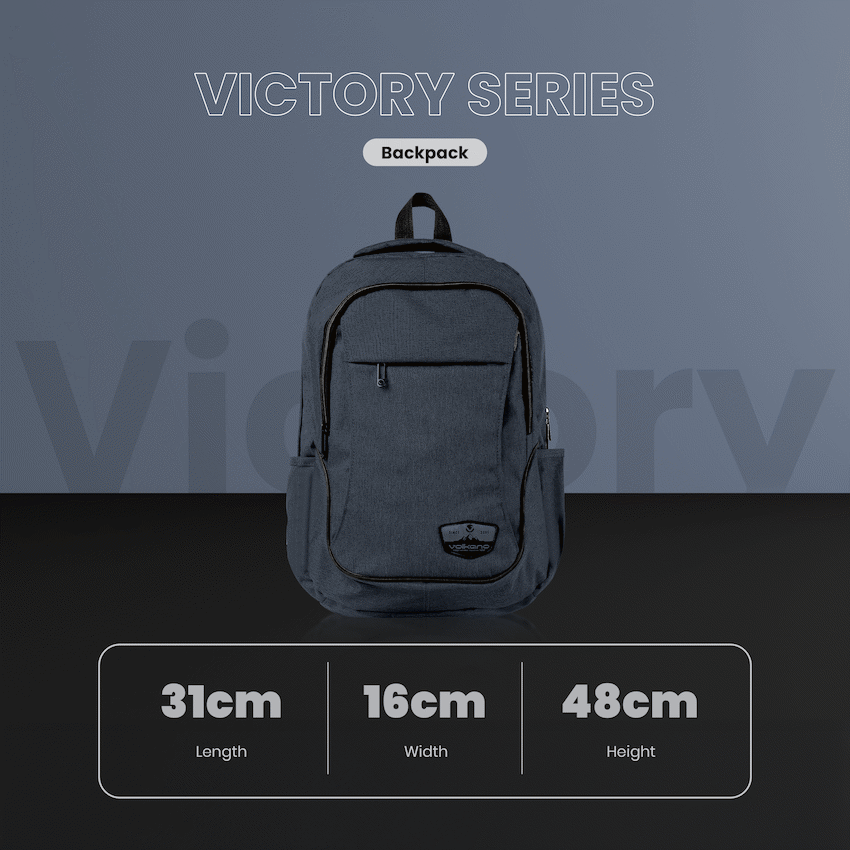 Volkano Victory Backpack - Navy - image 4