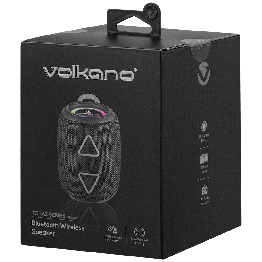 Volkano Topaz Series Bluetooth Speaker - Black - image 4