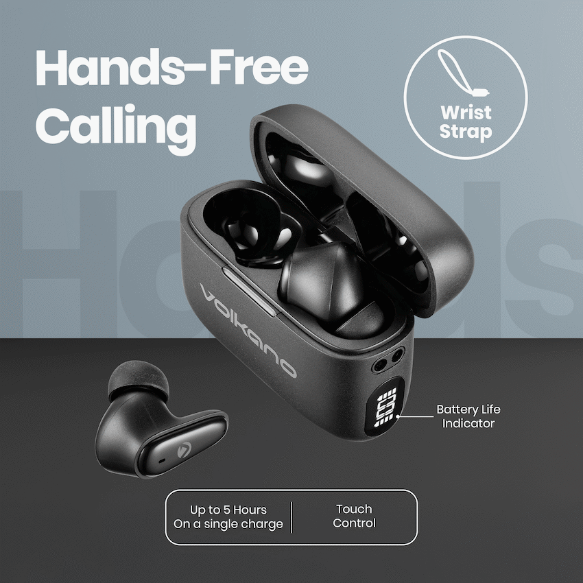 Volkano Revive Series TWS Earphones - Black - image 4