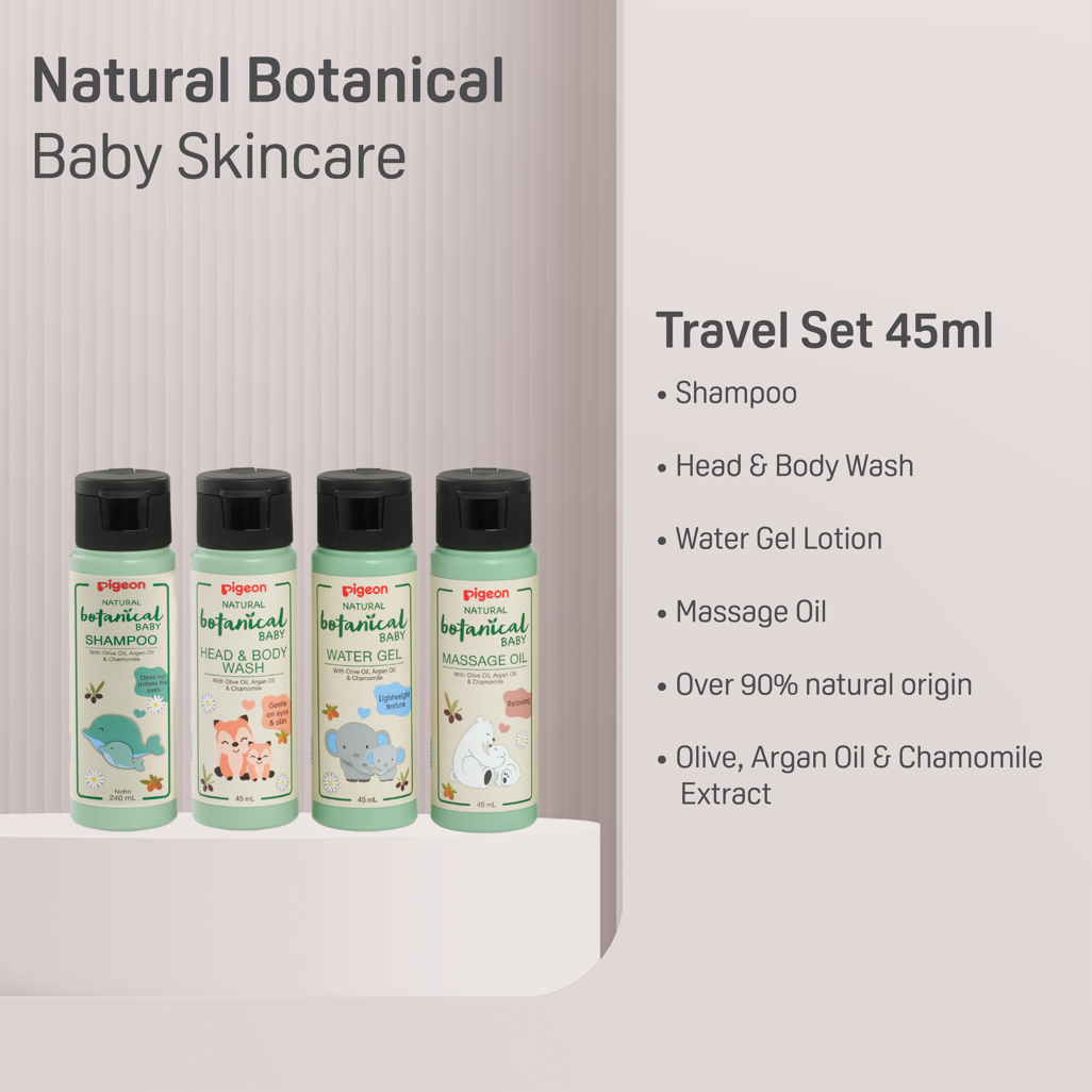 Pigeon - Baby Travel Set Natural Botanical