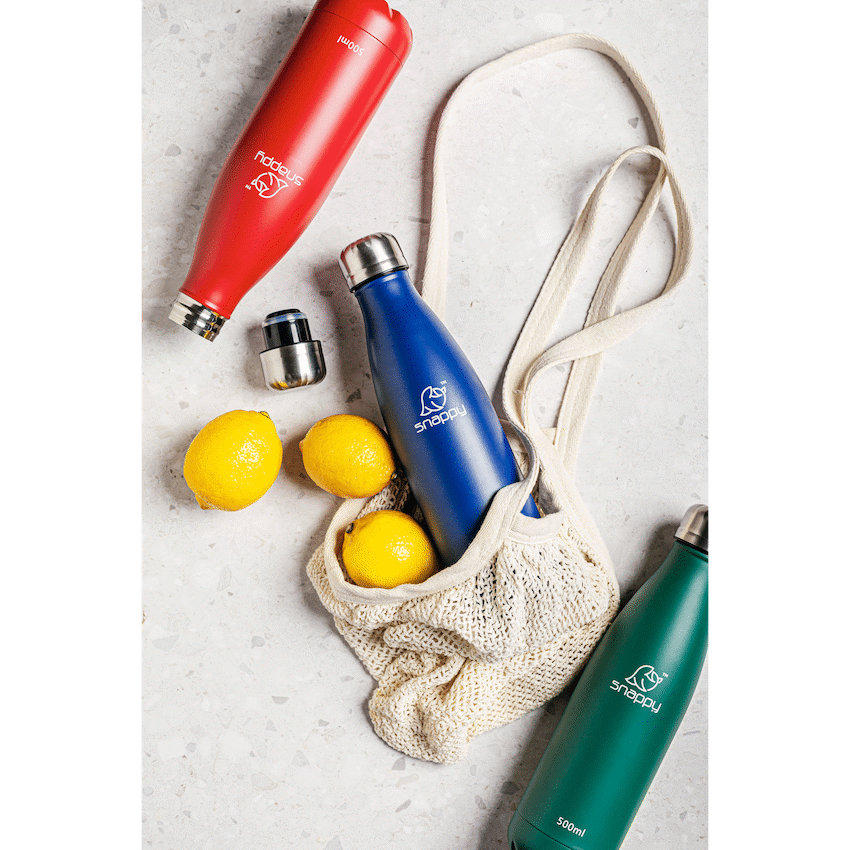 Snappy Stainless Steel Vacuum Bottle 500ml - Emerald - image 4