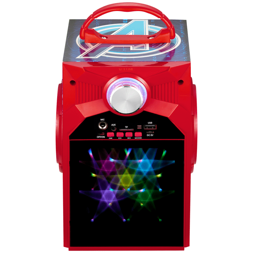 Marvel Avengers Galaxy LED Stars Karaoke Machine with Microphone - image 4