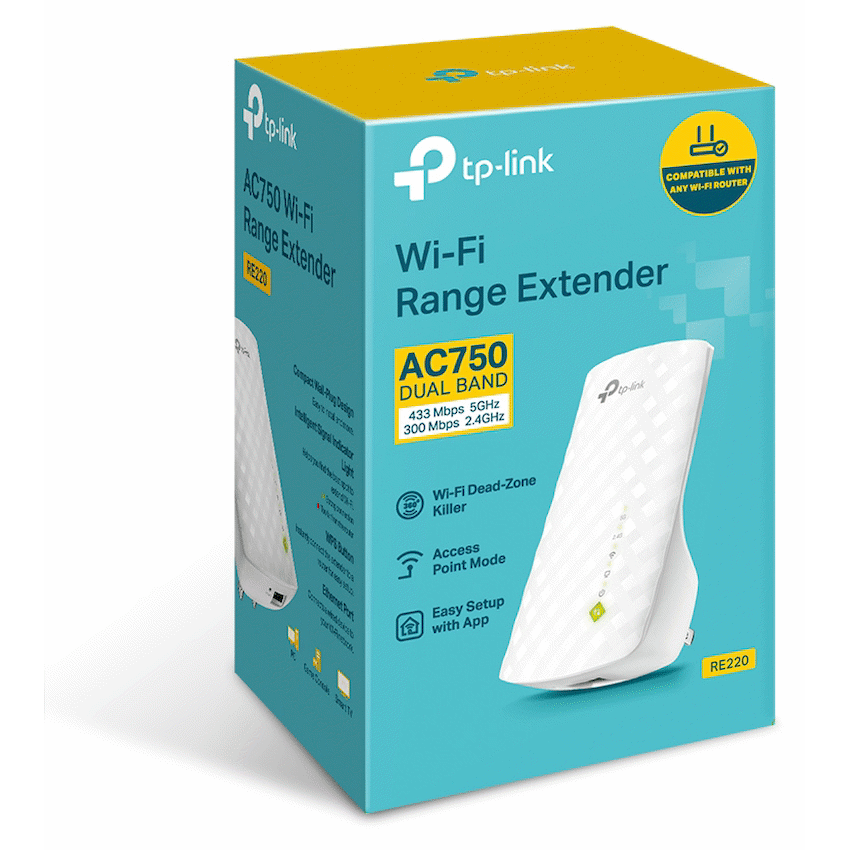 TP-Link RE220 AC750 Wi-Fi Range Extender - image 4