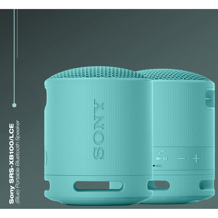 Sony XB100 Portable Bluetooth Speak - Blue - image 4