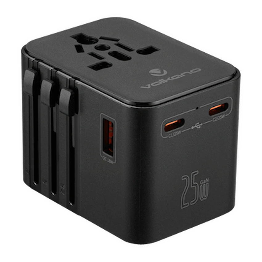 Volkano Worldwide Series Travel Adapter PD 25w + QC - image 4