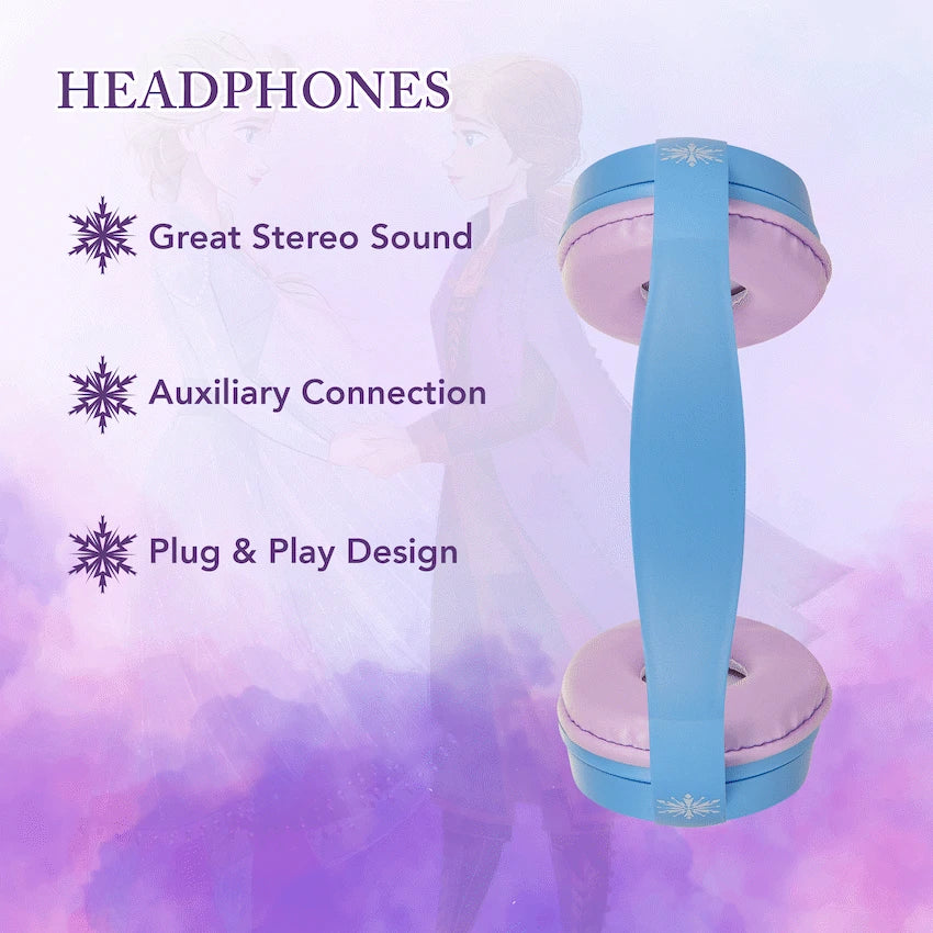 Disney Frozen Auxiliary headphones with 11 Stickers - image 4