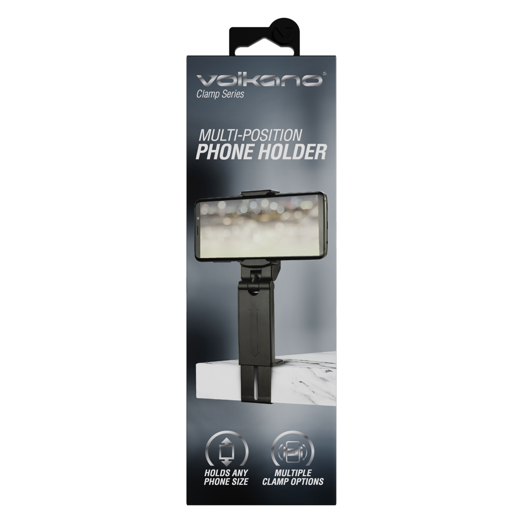 Volkano Clamp Series Phone Holder with Desk Clamp
