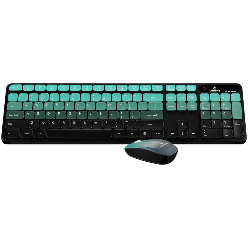 Volkano Prism Series Bluetooth Wireless Keyboard and Mouse - Teal - image 4