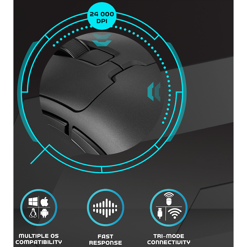 Volkano gaming Arc Ultra-Lightweight Rechargeable Gaming Mouse - image 4