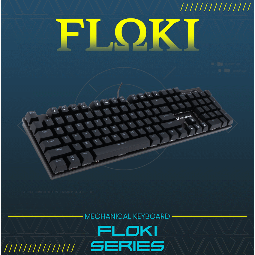 VX Gaming Floki RGB Full Mechanical Keyboard - image 4