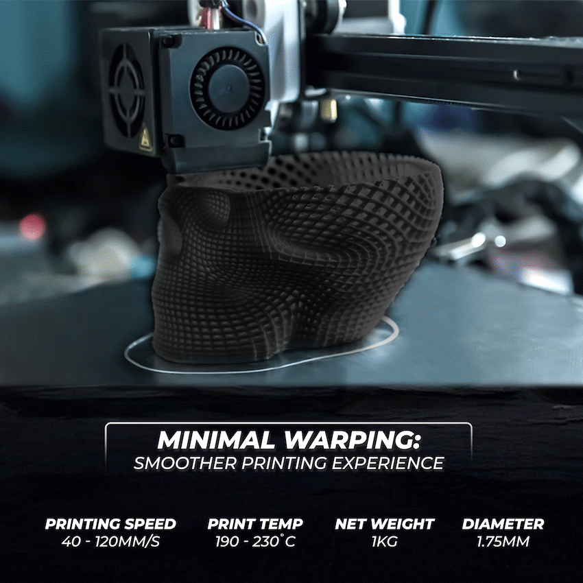 Creality CR-PLA Filament 1kg - Black - image 4