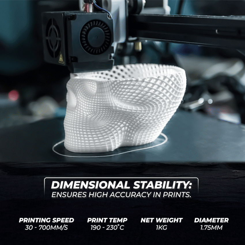 Creality Hyper PLA Filament RFID - White - image 4