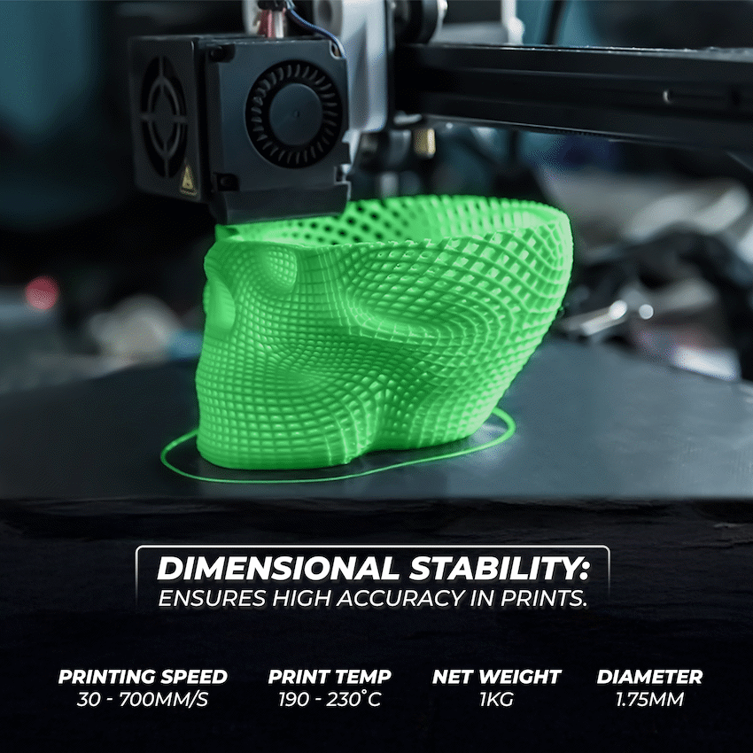 Creality Hyper PLA Filament - RFID - Green - image 4