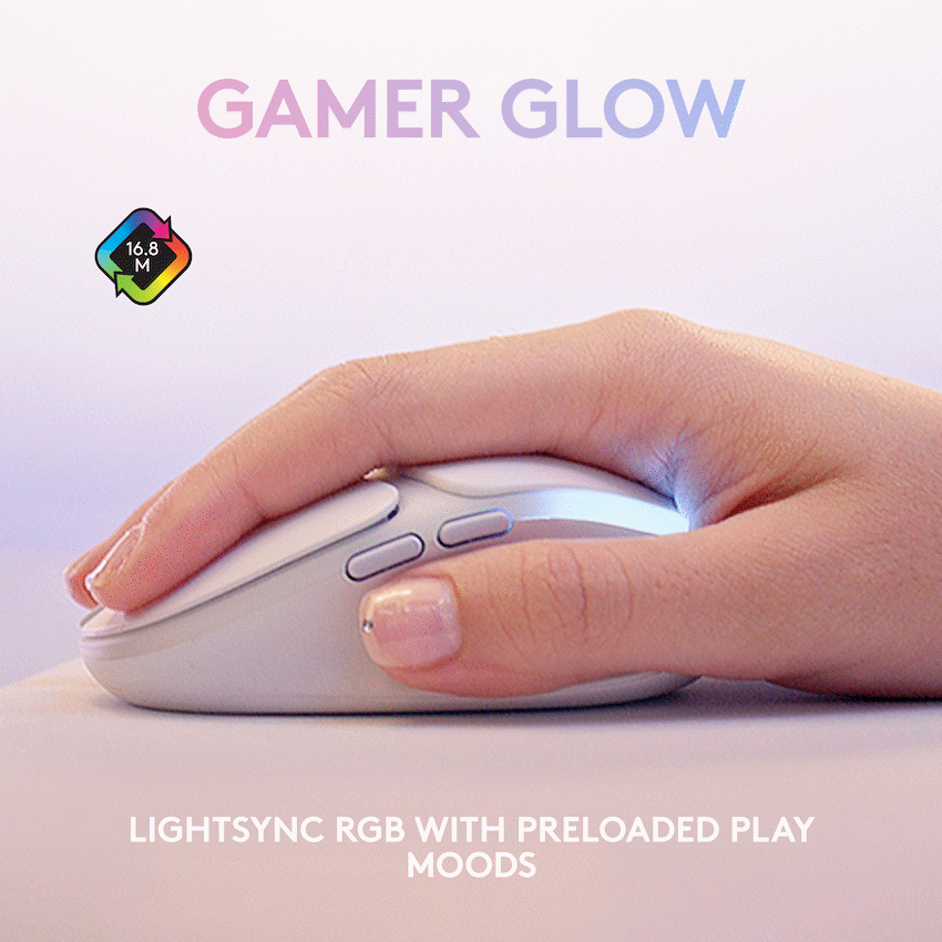 Logitech(R) G705 Wireless Gaming Mouse - White - image 4