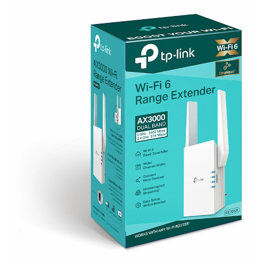 TP-Link RE705X AX1800 Wi-Fi 6 Range Extender - image 4