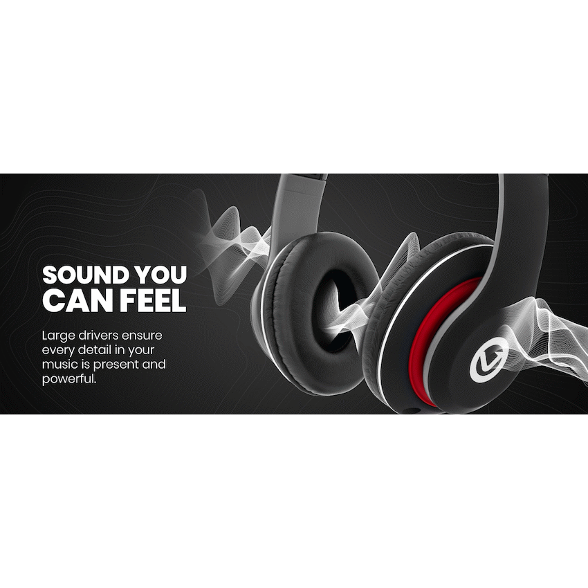 Volkano Falcon Headphones with Microphone - Black - image 4