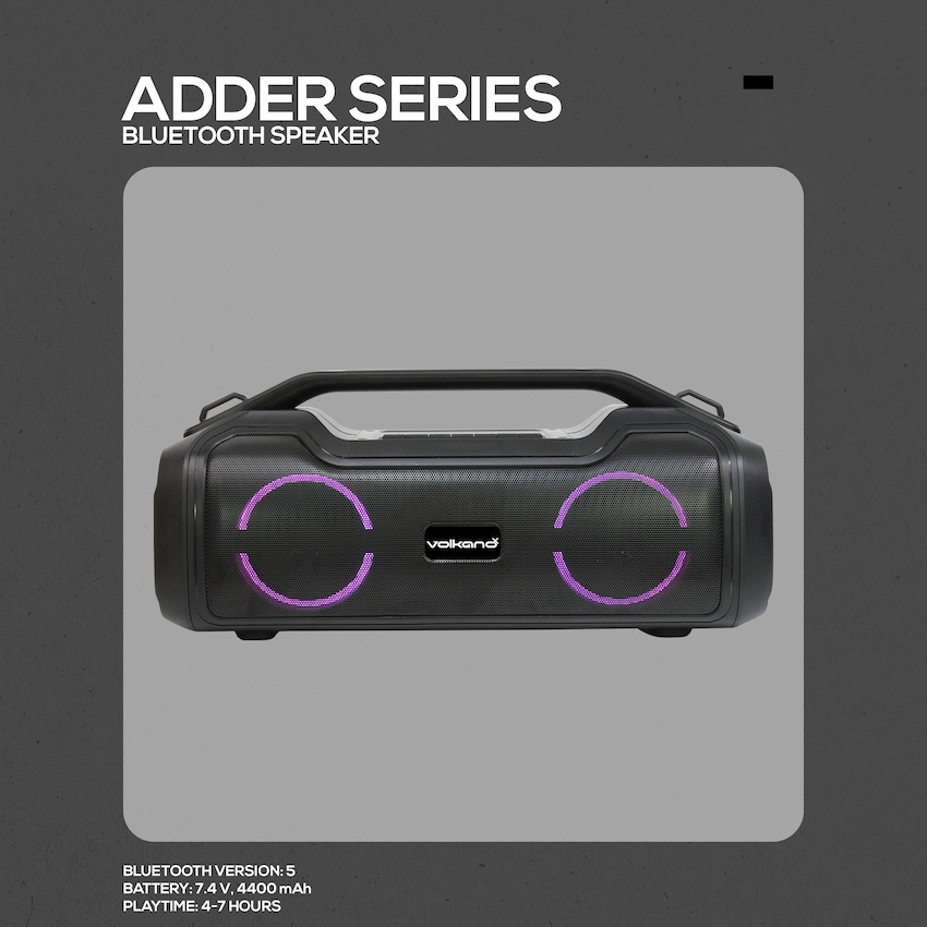 VolkanoX Adder Series Bluetooth Speaker - Black - image 4
