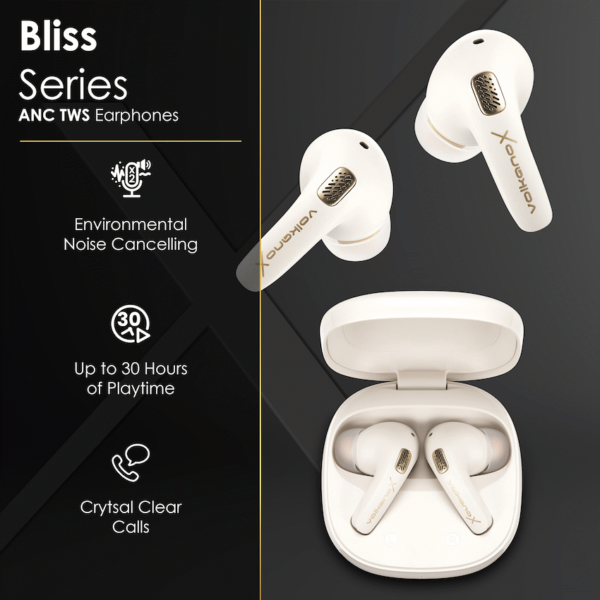 VolkanoX Bliss Series ANC TWS Earphones - Nude - image 4