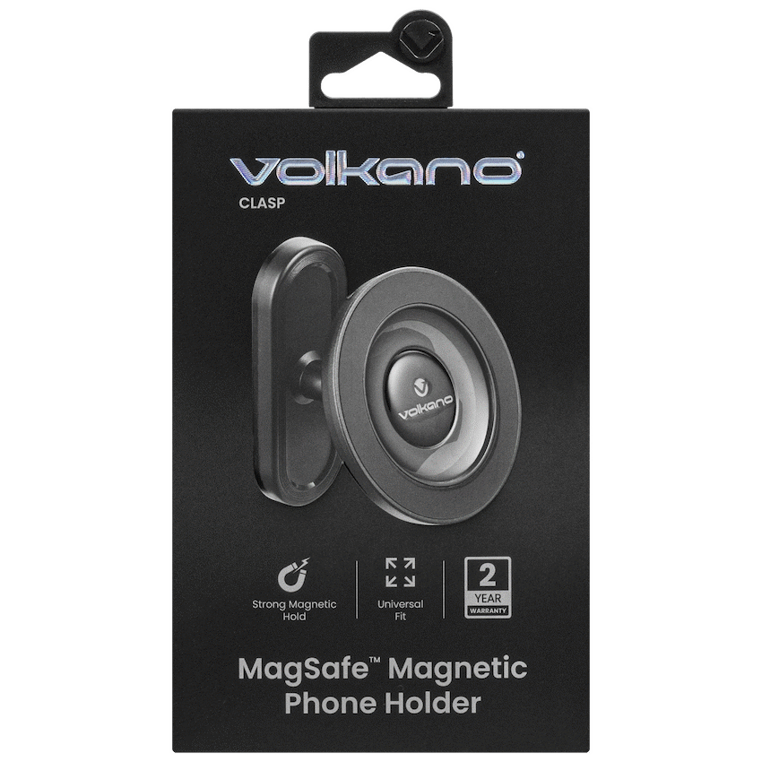 Volkano Clasp Series Magnetic Phone Holder - Black - image 4