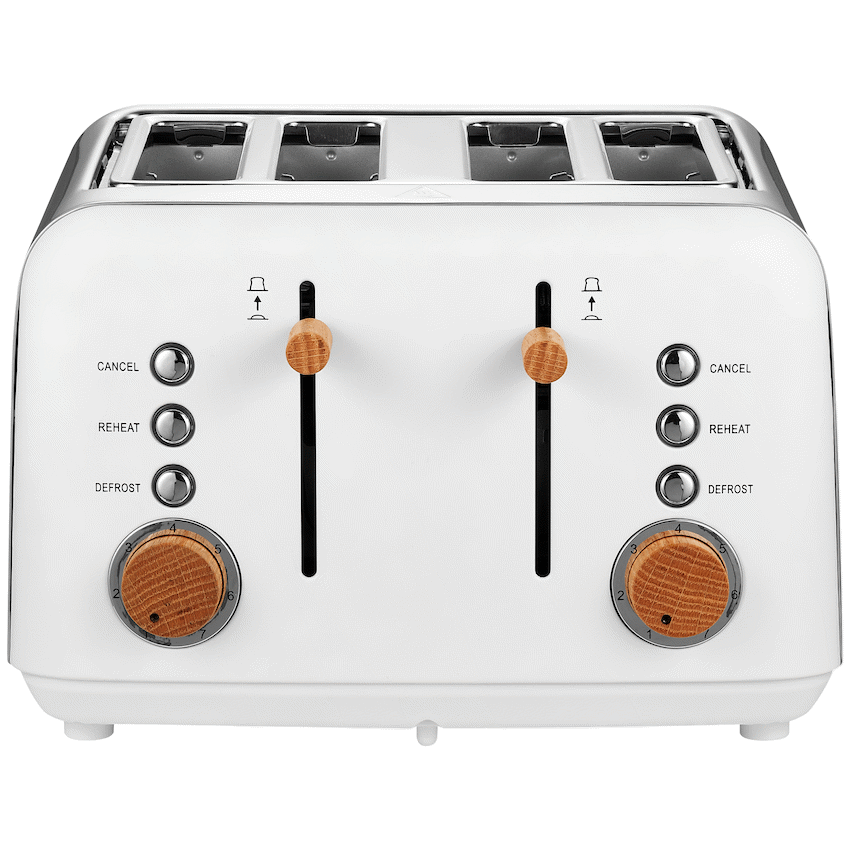 Boden Stark Anson Collection 4 Slice SS Toaster White - image 4