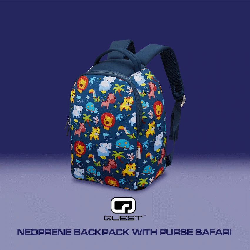 Quest Neoprene Backpack with Purse - Safari - image 4