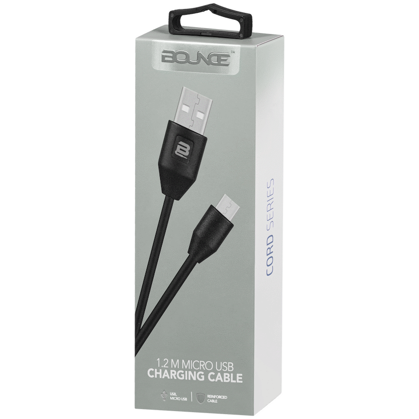 Bounce Cord Series 1.2m Micro USB Cable - Black - image 4