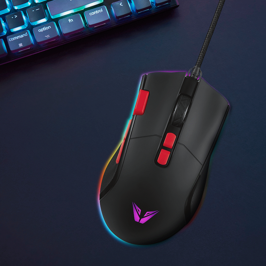 VX Gaming Morpheus Series Wired RGB Mouse with Braided Cable - image 4