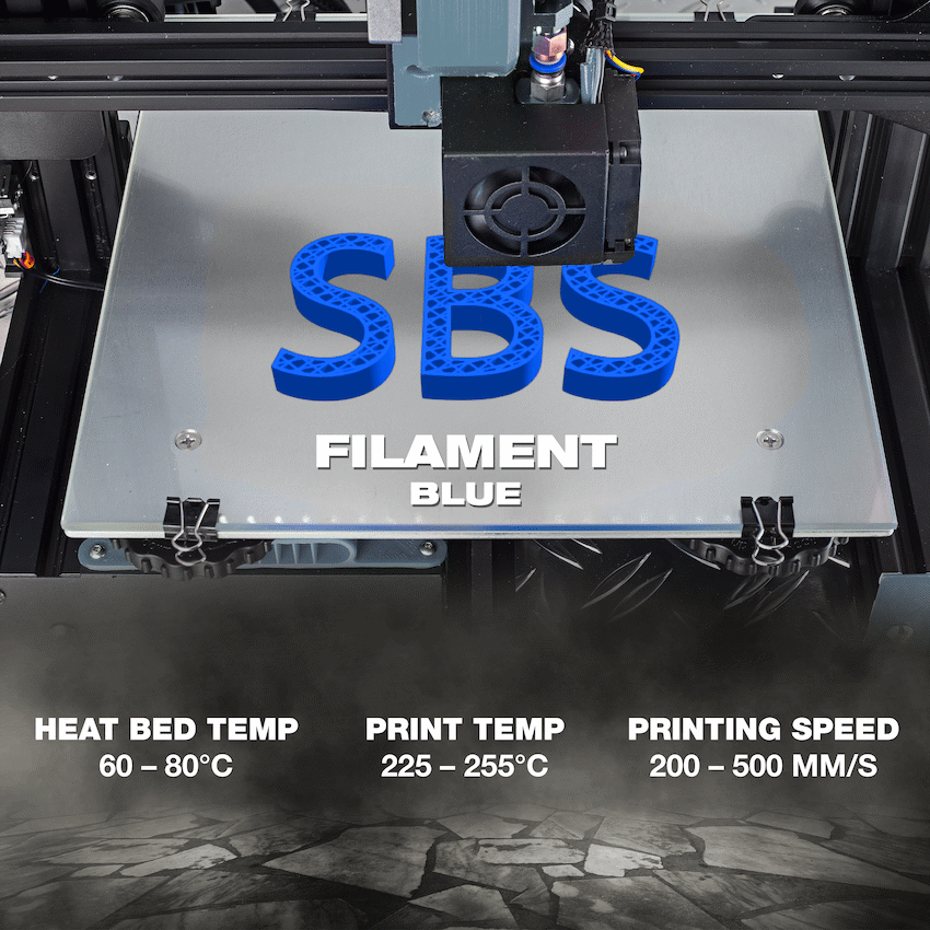SA Filament SBS Blue Filament 1kg - image 4