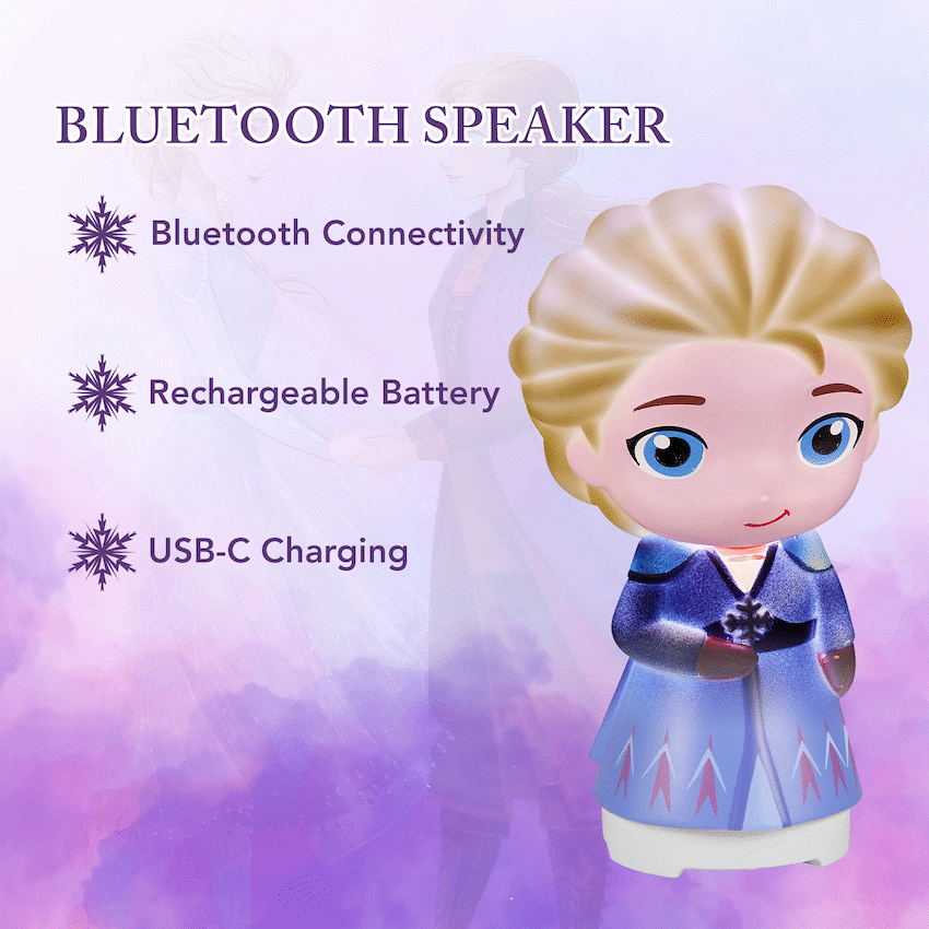 Disney Frozen Bluetooth Speaker with Mood Light - image 4