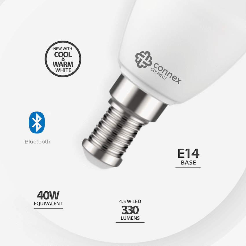 Smart WiFi Bulb 4.5W LED White Candle Bayonet - image 4