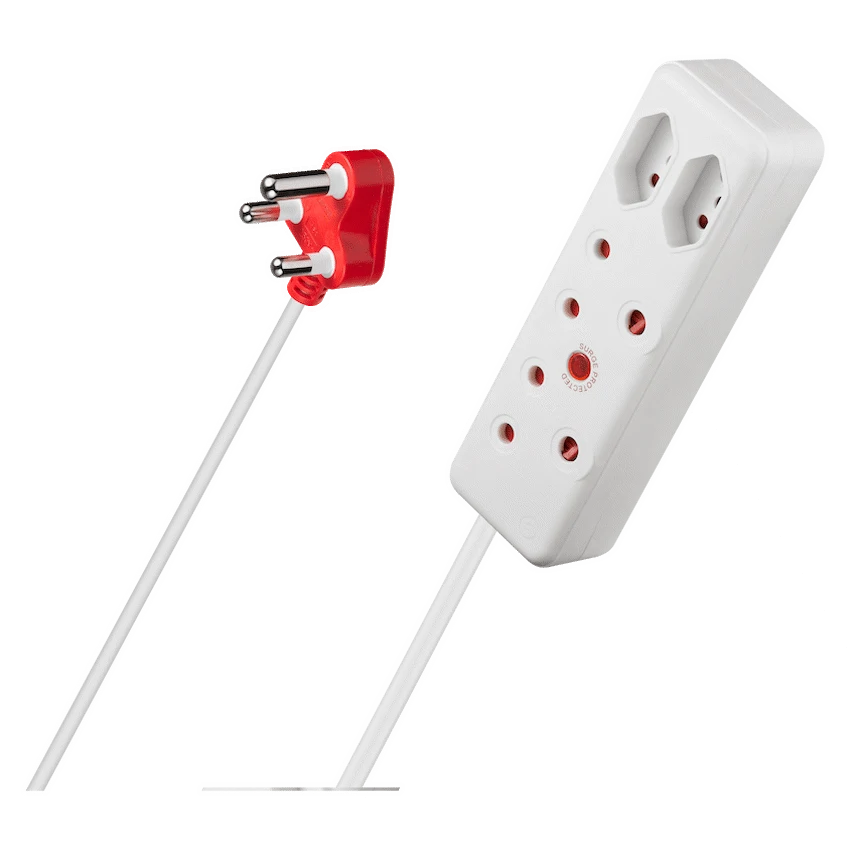 Ellies 4 Way Surge Extension Lead -5M - WT - image 4