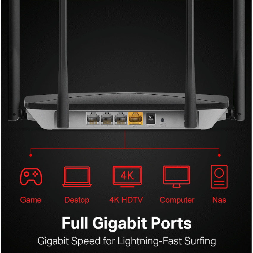 TP-Link Mercusys AC12G AC1300 Wireless Dual Band Gigabit - image 4