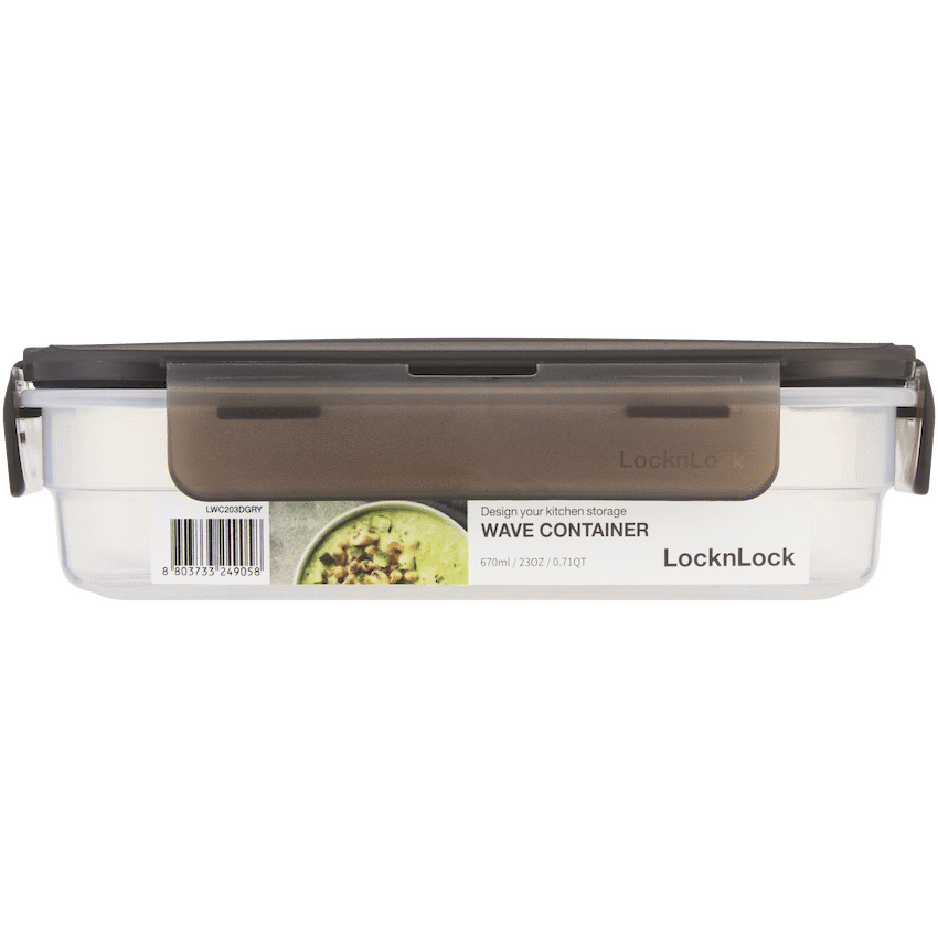 LocknLock Wave container 670ml grey - image 4