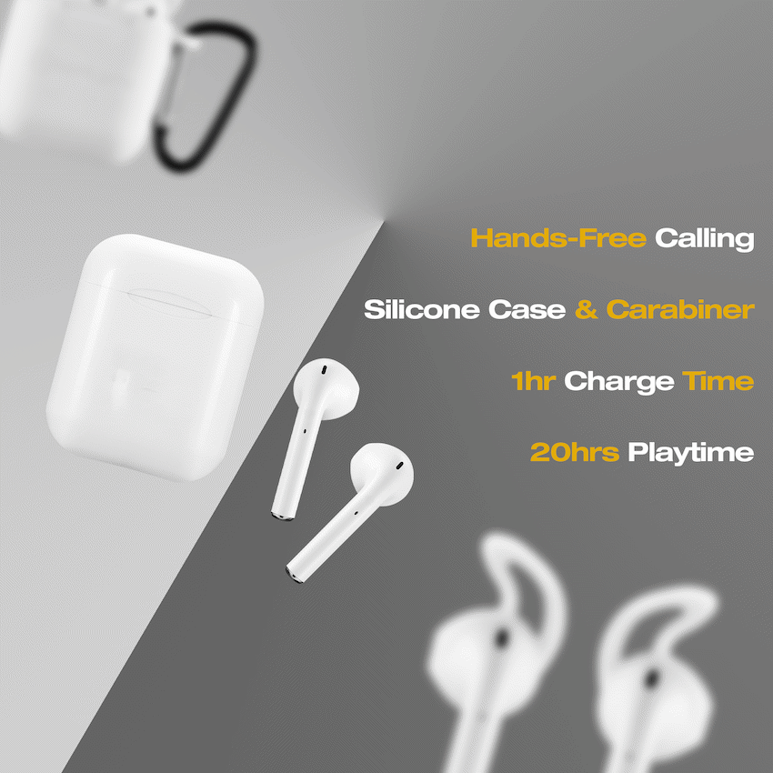 Amplify Buds Series True Wireless Earphones with Silicone Accessories - White - image 4