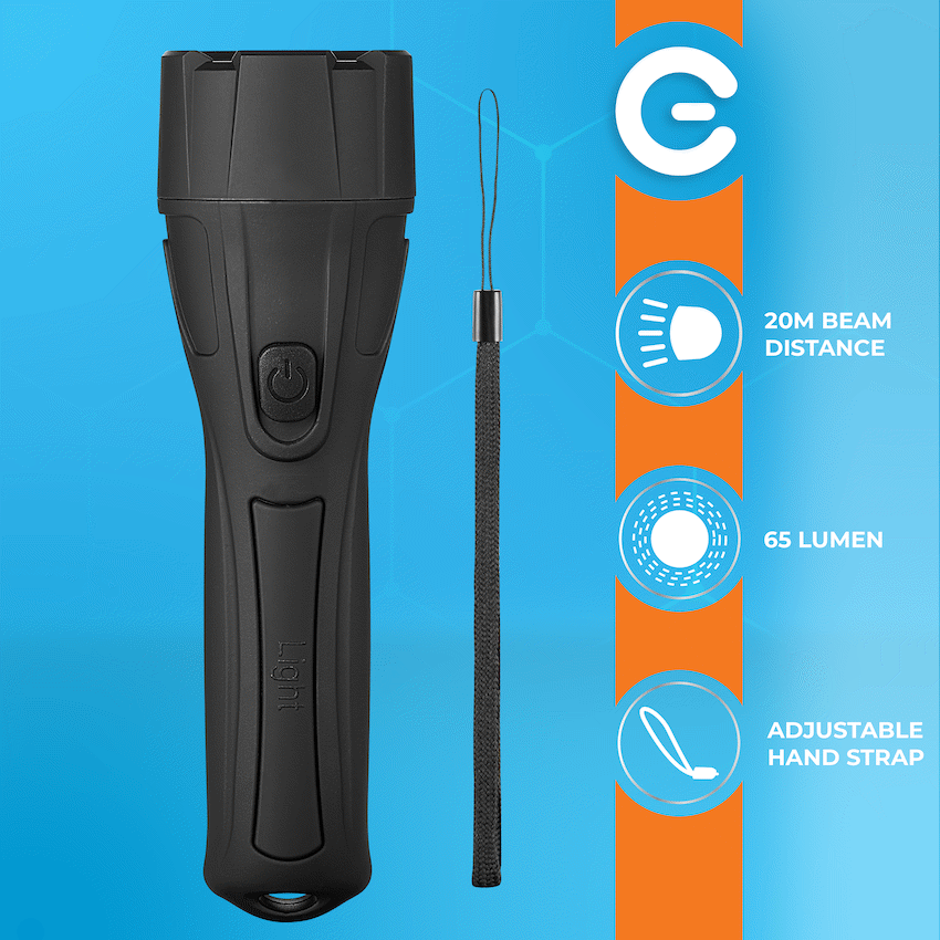 Switched 65 Lumen Flashlight - Black - image 4