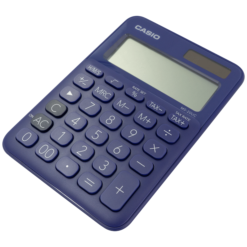 Casio MS-20UC - Desktop Calculator 12-Digit - Purple - image 4