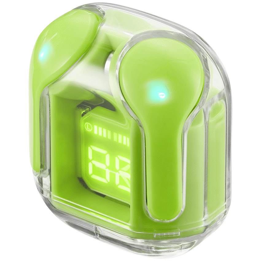 Volkano Crystalline Series TWS Earphone - Neon - Hardbox - image 4