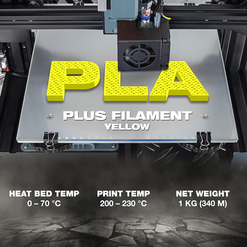 SA Filament Silk PLA Plus Filament 1kg - Yellow - image 4