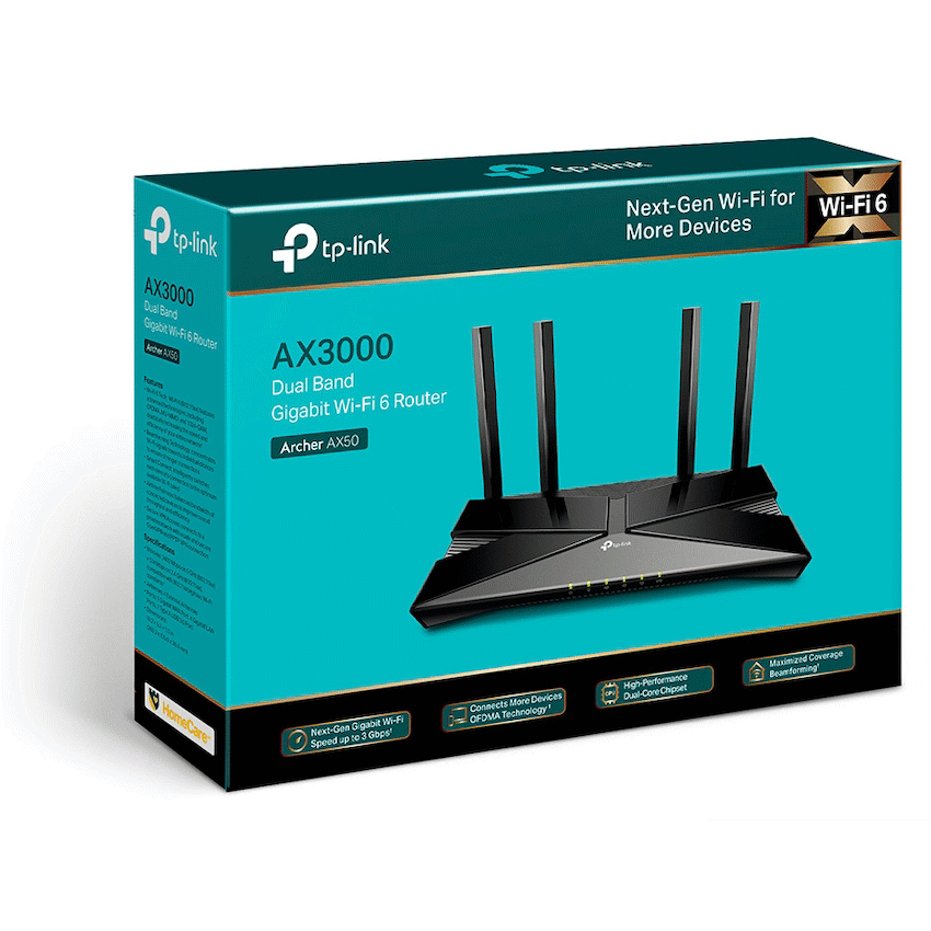 TP-Link Archer AX50 AX3000 Wi-Fi 6 Router - image 4