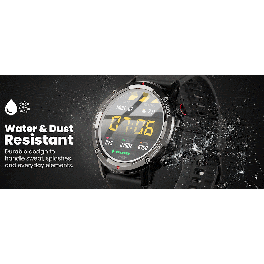 Volkano Power Series Smart Watch - Black - image 4