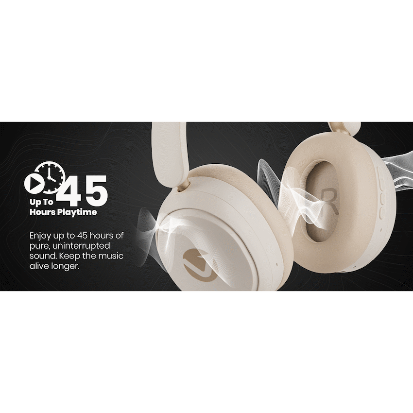 Volkano Lexi Bluetooth Headphone with ANC - Nude - image 4